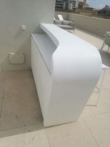 JIJ Solid Surface mueble con encimera